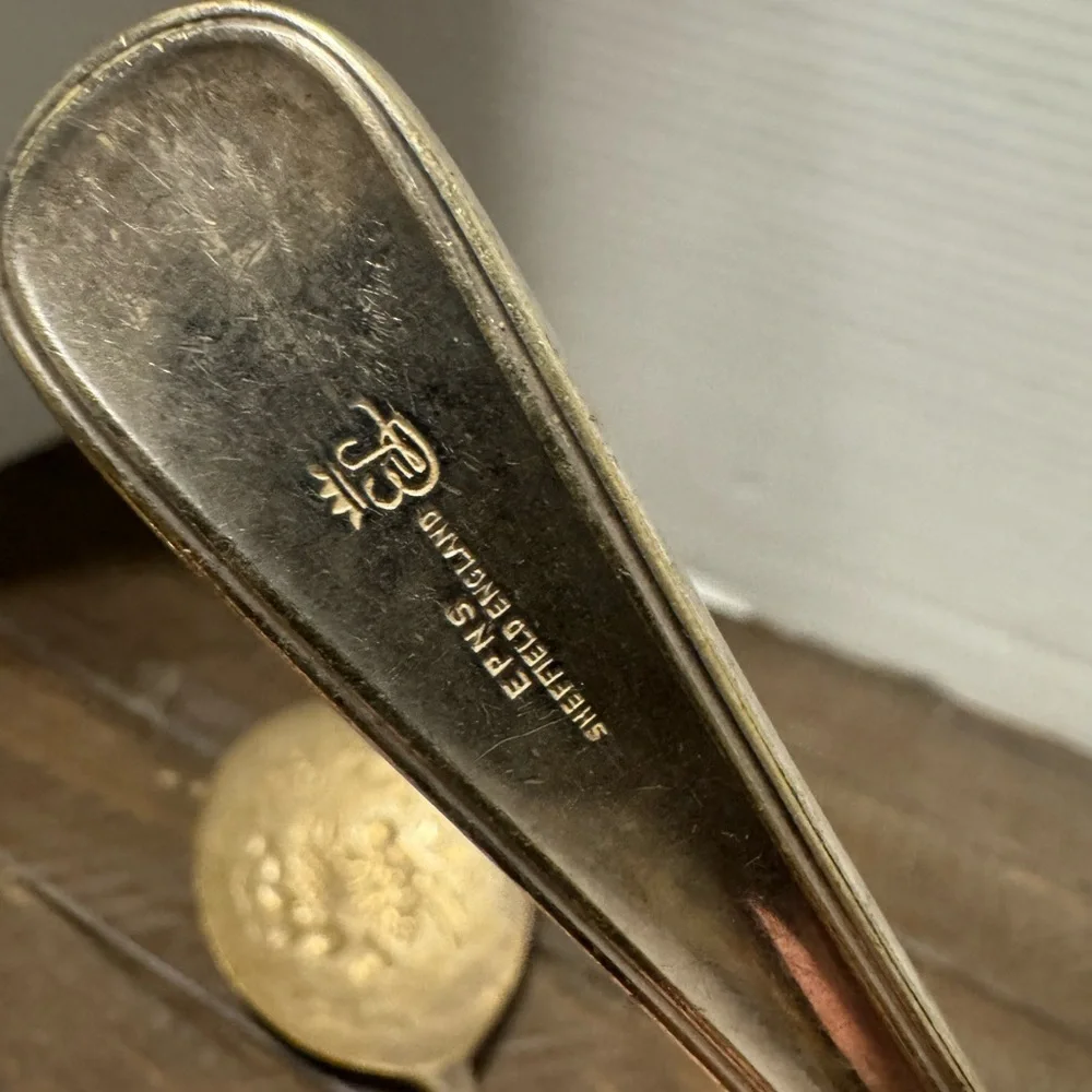 EPNS Sheffield England Serving Spoon Set
